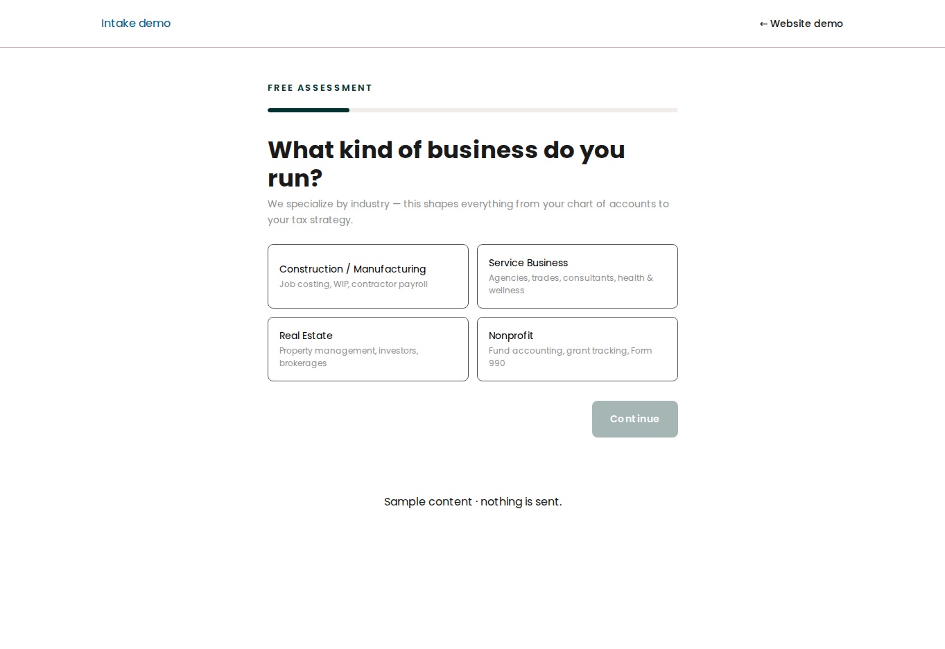 Websites & Guided Intake for Accounting Firms | Revamplify