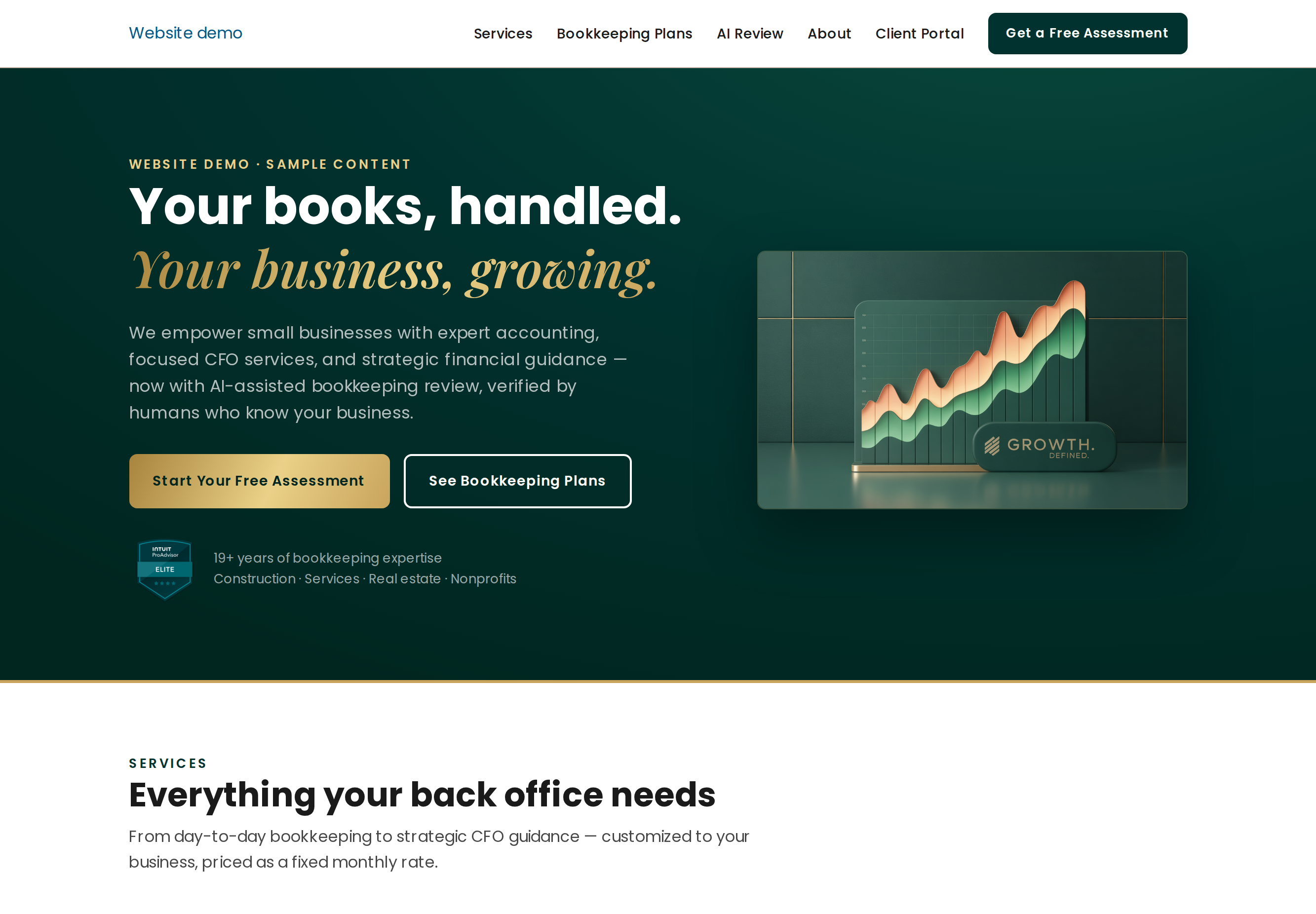 Websites & Guided Intake for Accounting Firms | Revamplify